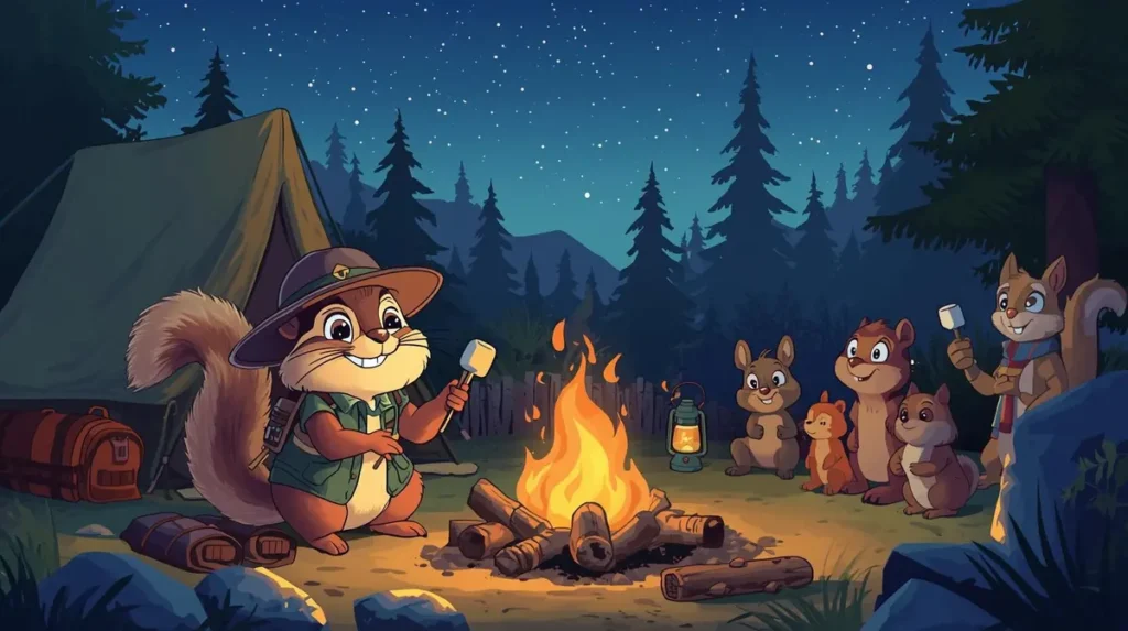 Camping Chipmunk Puns