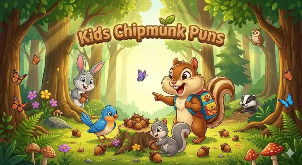 Chipmunk Puns for Kids