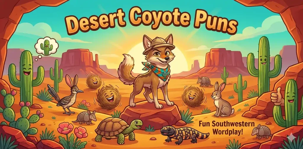 Desert Coyote Puns