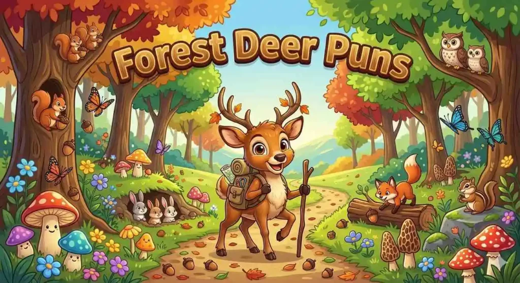 Forest Deer Puns