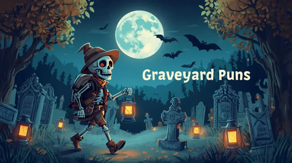 Graveyard Skeleton Puns