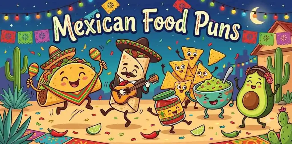 Mexican foods celebrating together