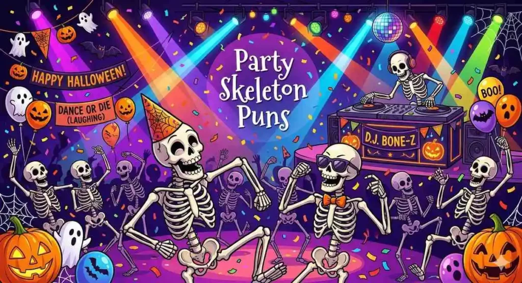Skeleton Party Puns