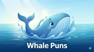 Cute whale ocean mascot