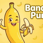 Smiling banana character