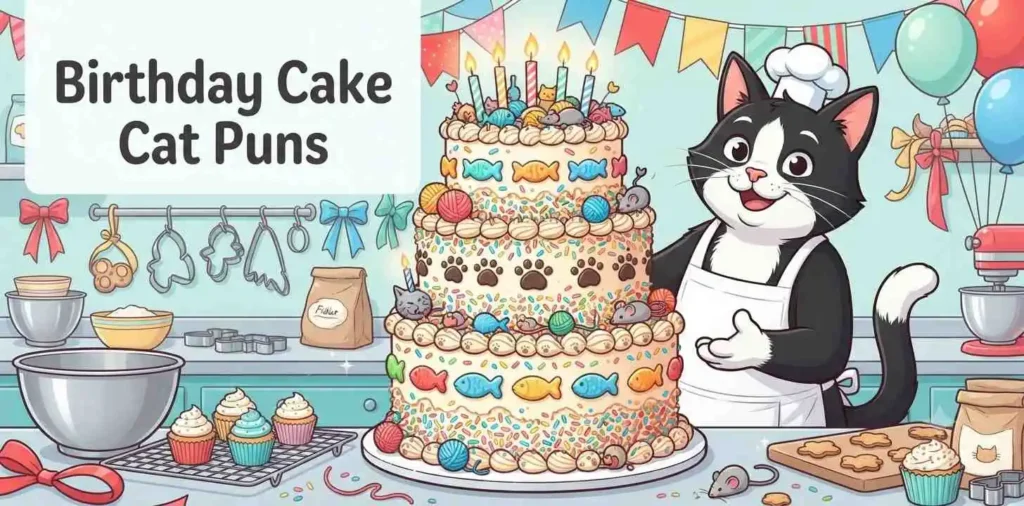 Cat birthday cake