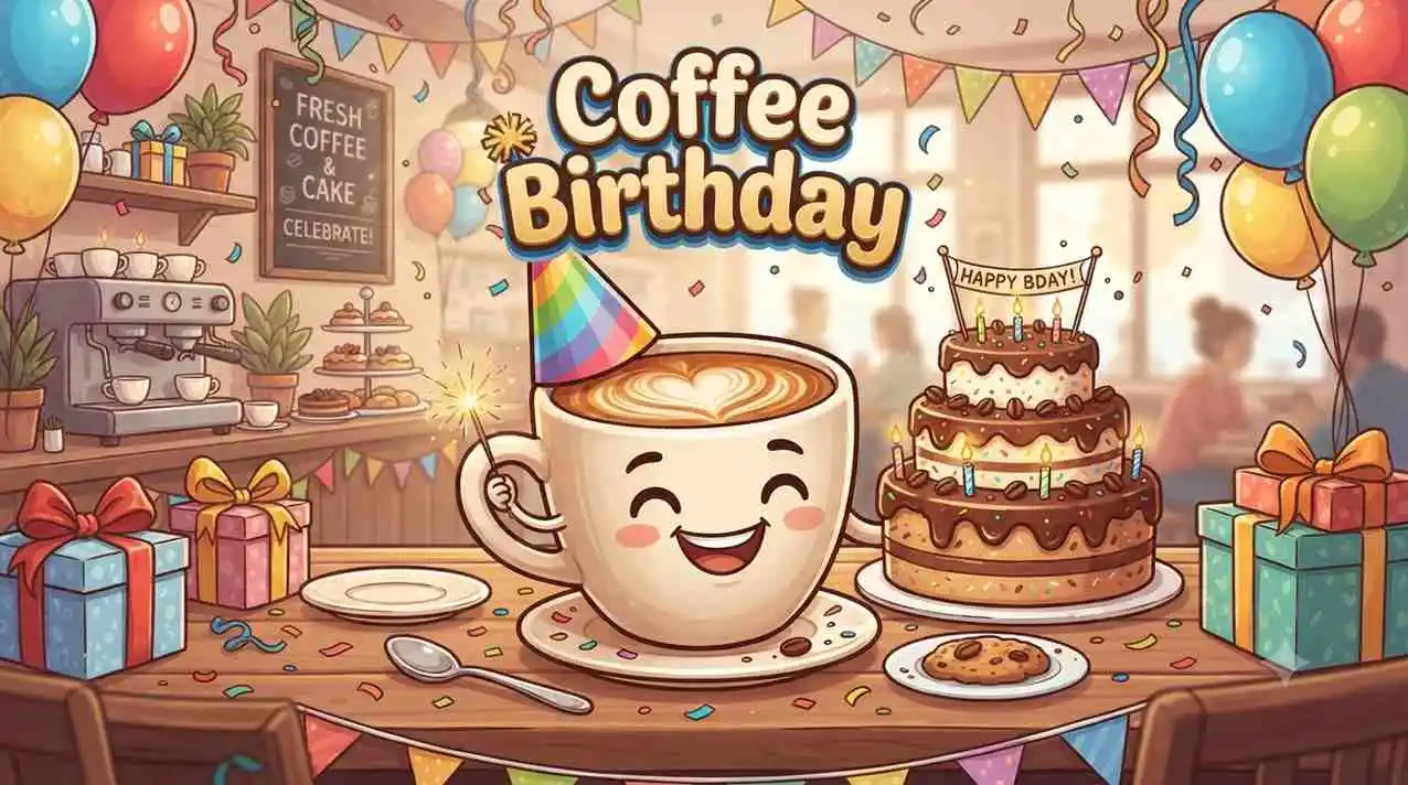 Happy birthday coffee mug