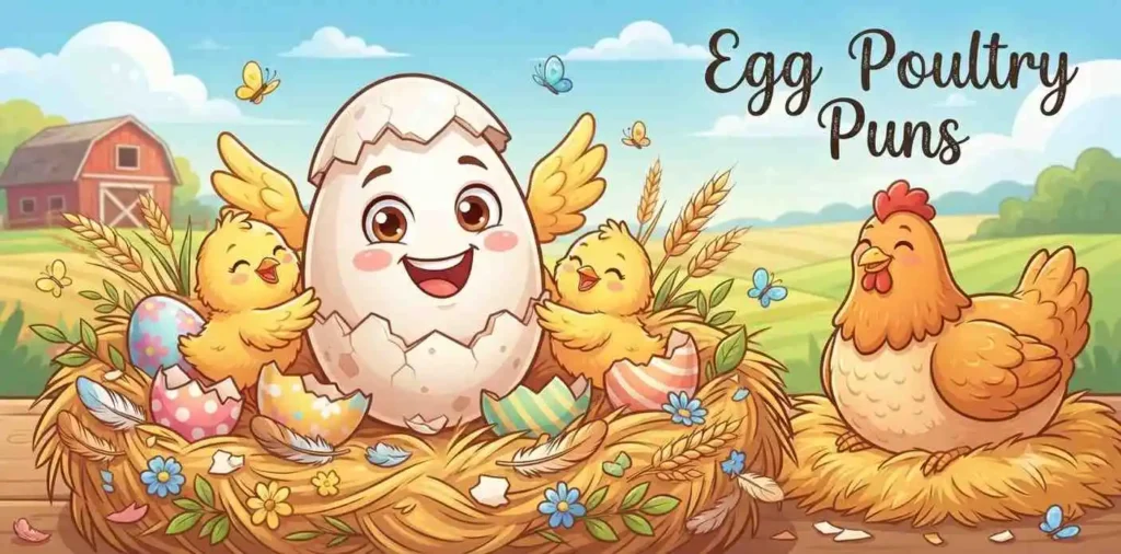 Funny egg mascot