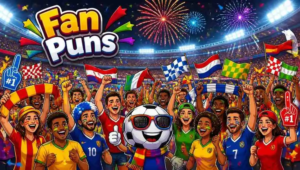 Fans cheering soccer victory