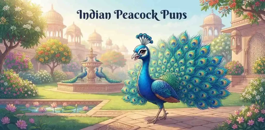 Indian peacock garden