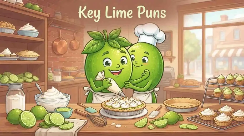 Key lime pie mascot