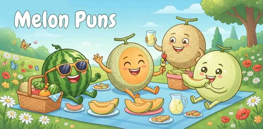 melon friends laughing