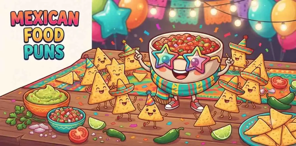 Tortilla chips salsa party