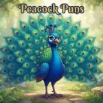 Colorful peacock mascot