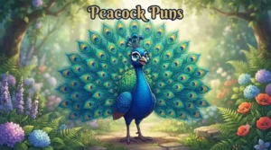 Colorful peacock mascot