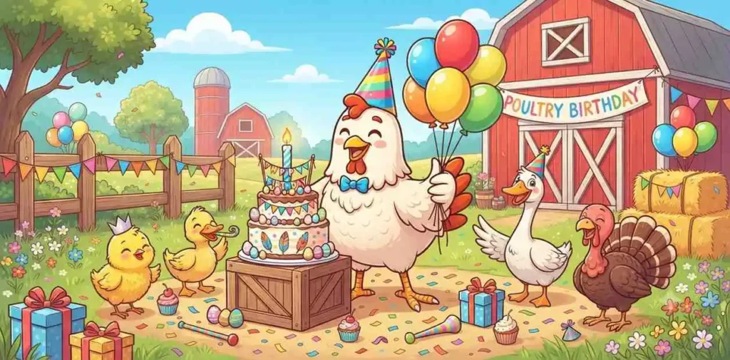 Birthday poultry party