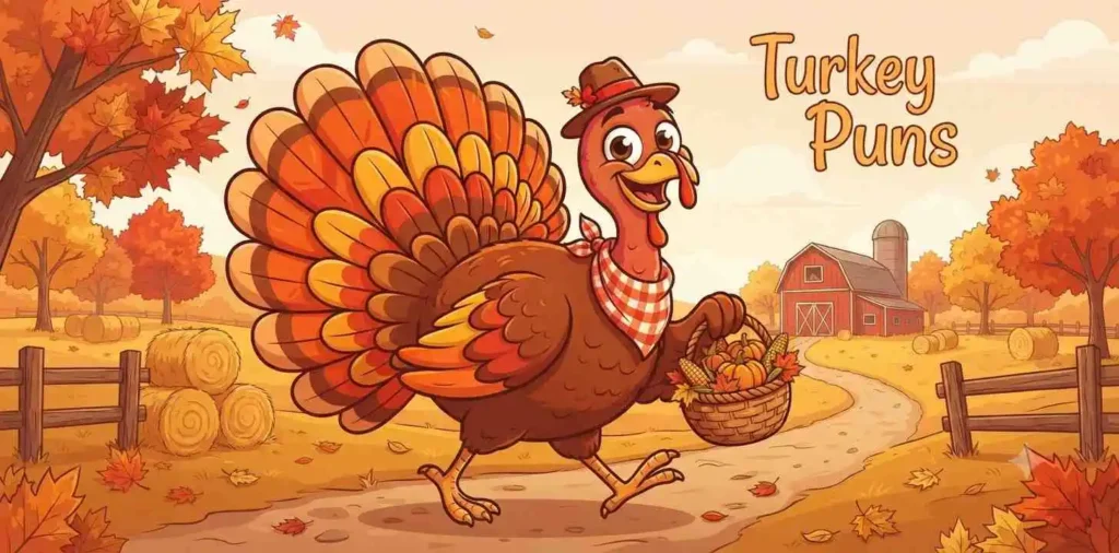 Funny turkey mascot