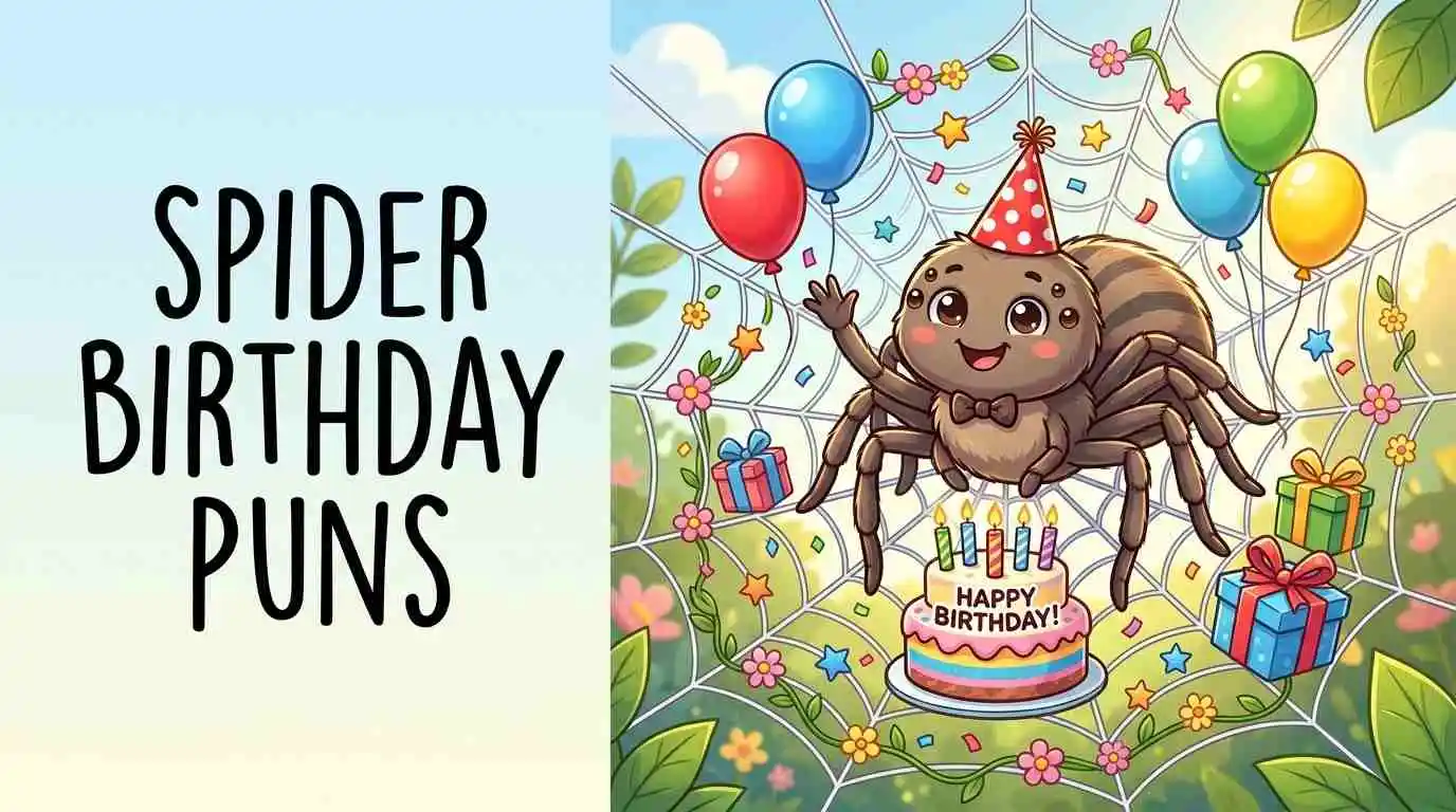 funny Spider Birthday Puns