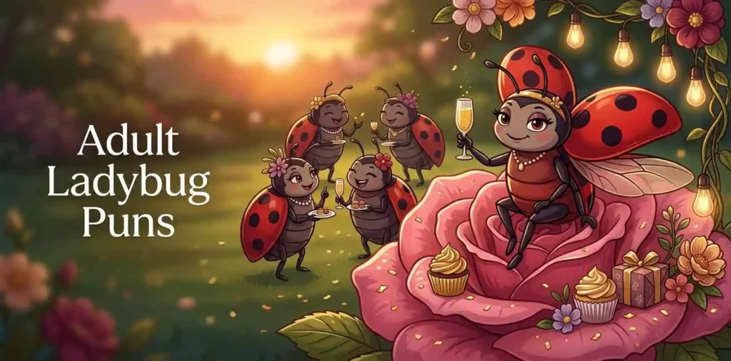 Adult ladybug birthday party