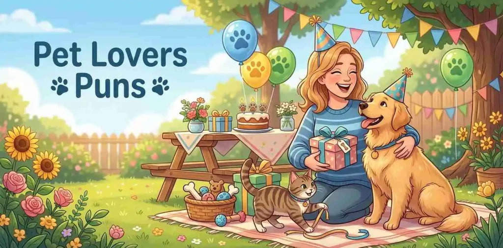 Pet lovers celebrating birthday