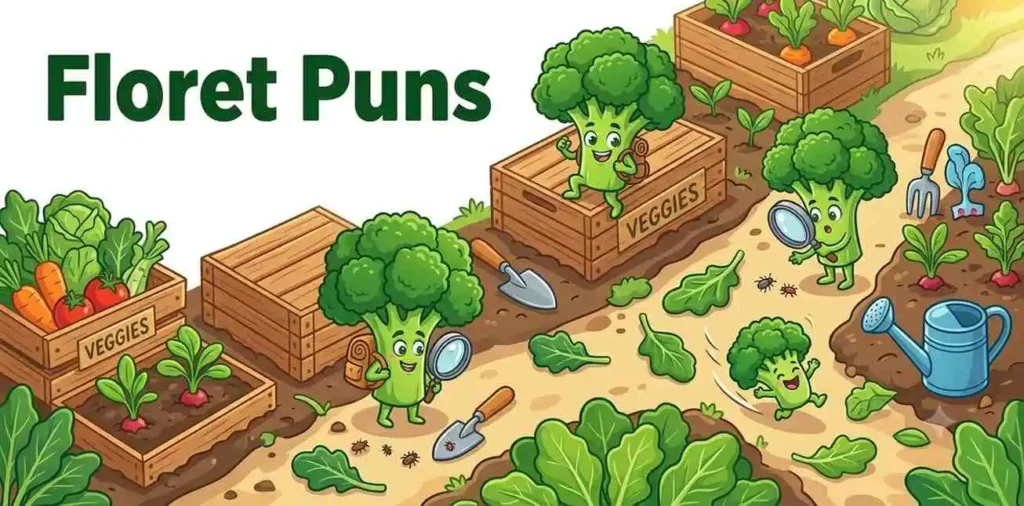 broccoli florets playing together