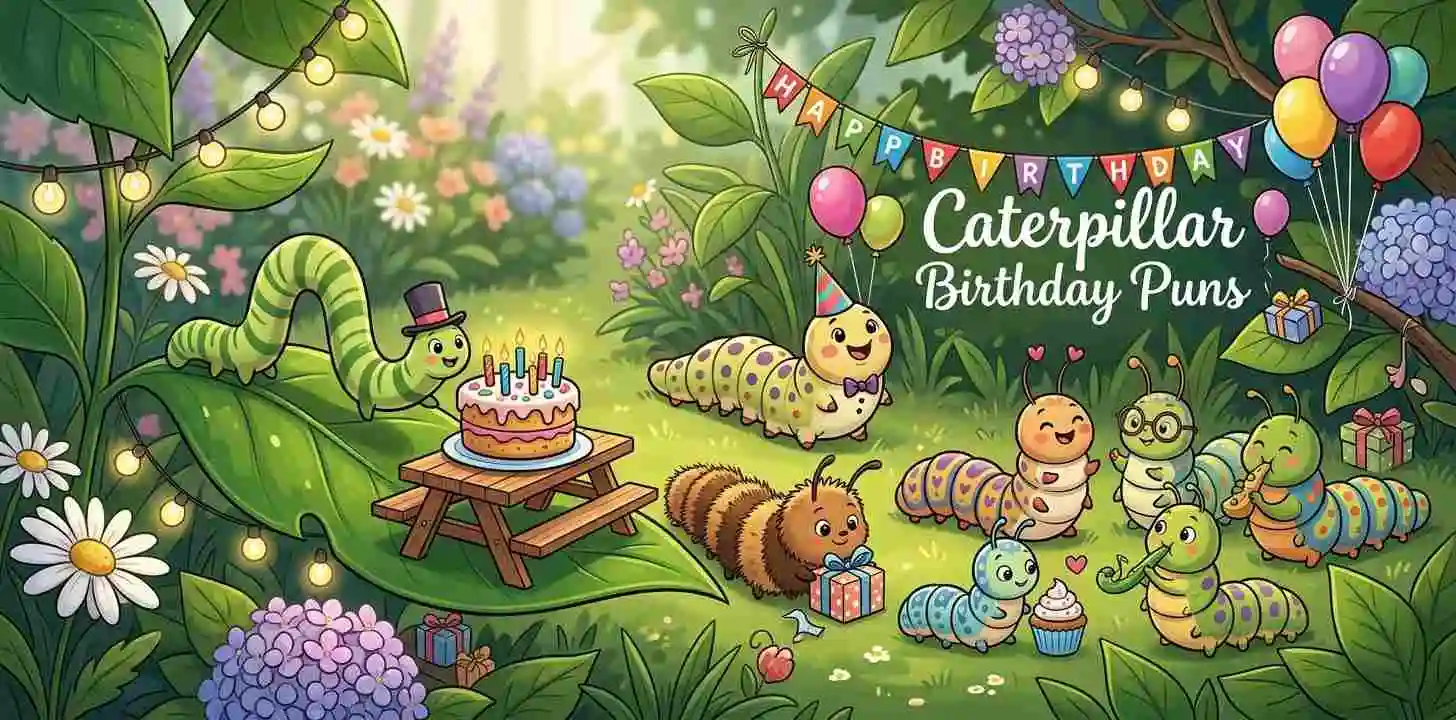 Caterpillar inchworm birthday party