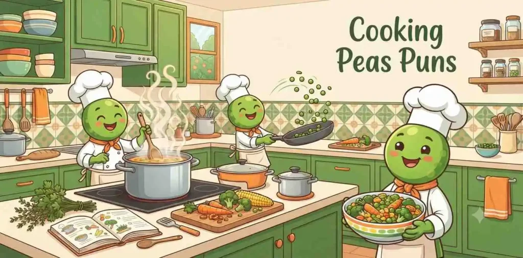 peas cooking dinner