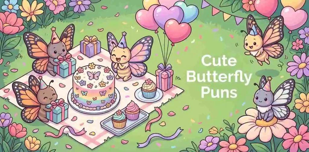 Cute butterfly birthday party