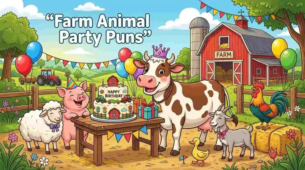 Farmer cuddling friendly farm animals