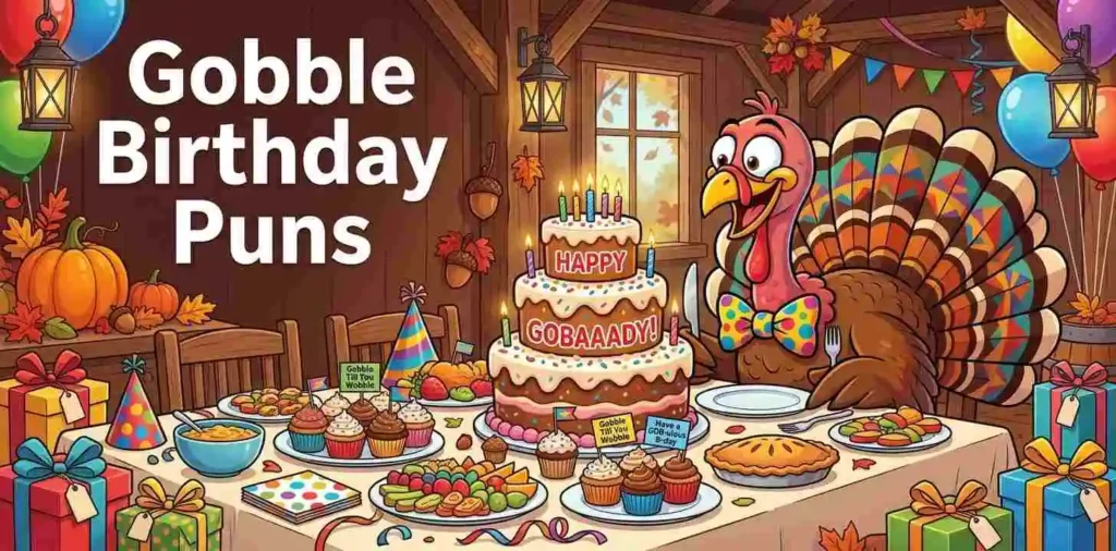 Turkey enjoying birthday feast