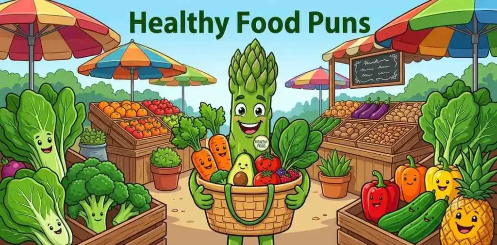 Asparagus enjoying healthy foods