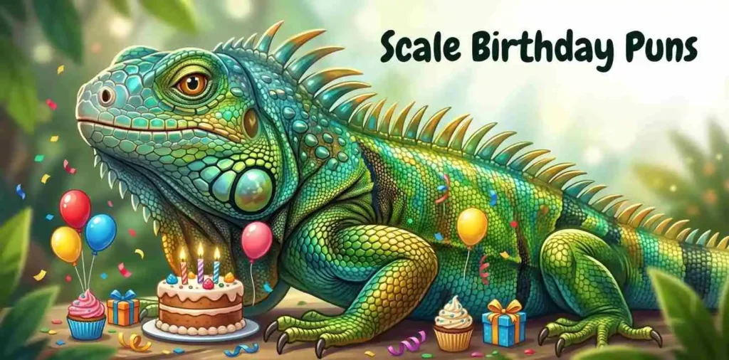 Iguana scales birthday party