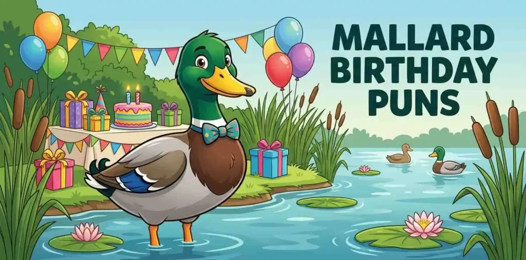 Mallard duck birthday party