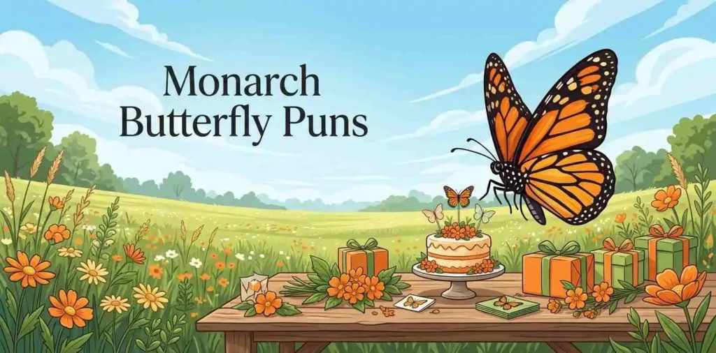 Monarch butterfly birthday celebration