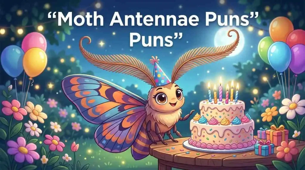 Cute moth party for kids