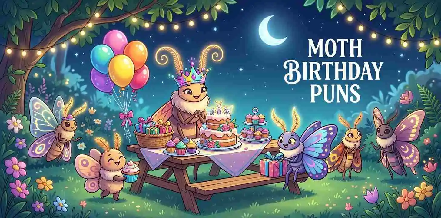 Moths celebrating birthday together