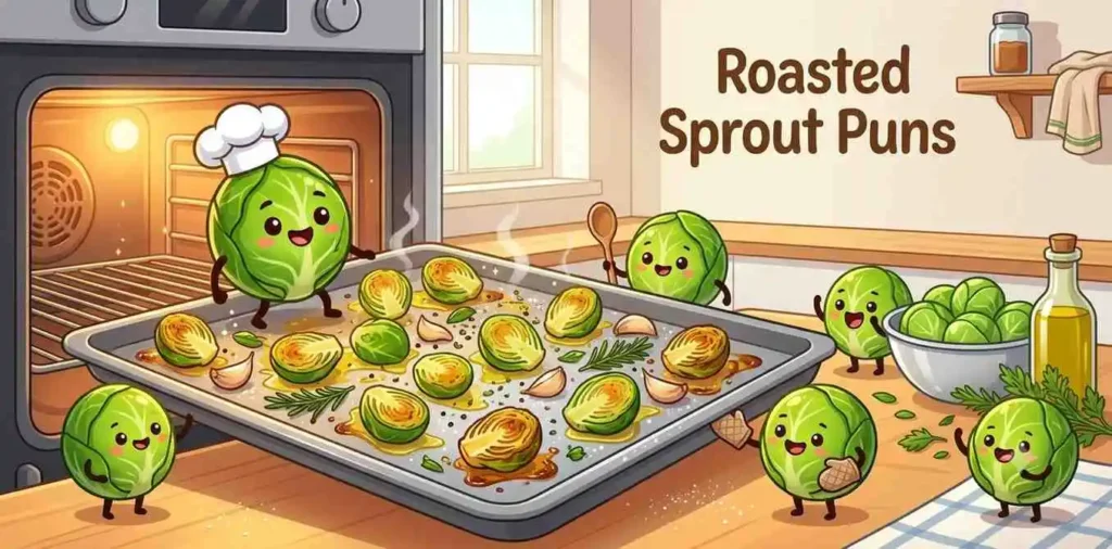 Happy roasted Brussels sprouts