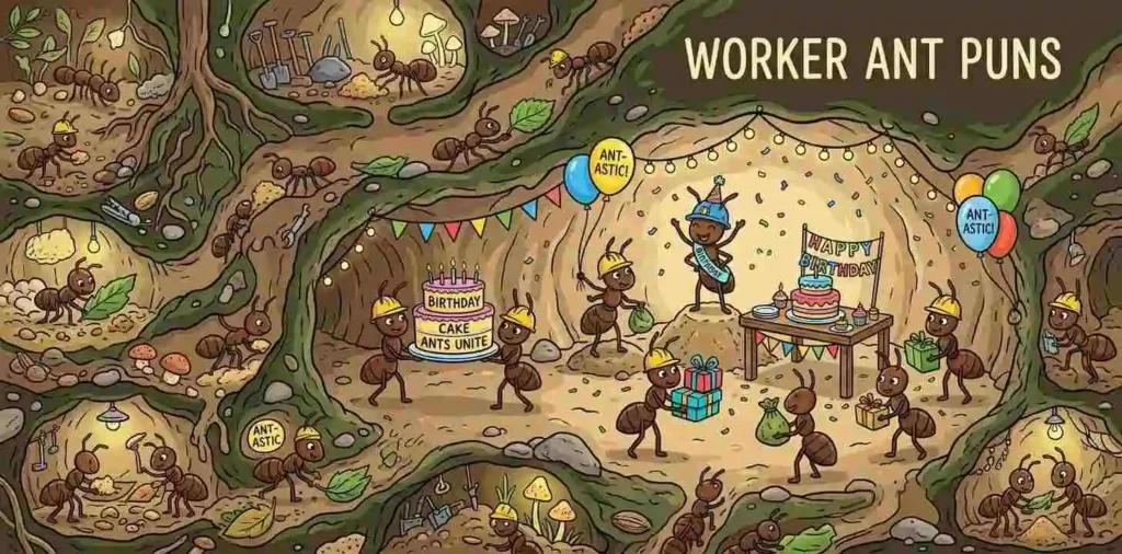 Worker ant birthday party